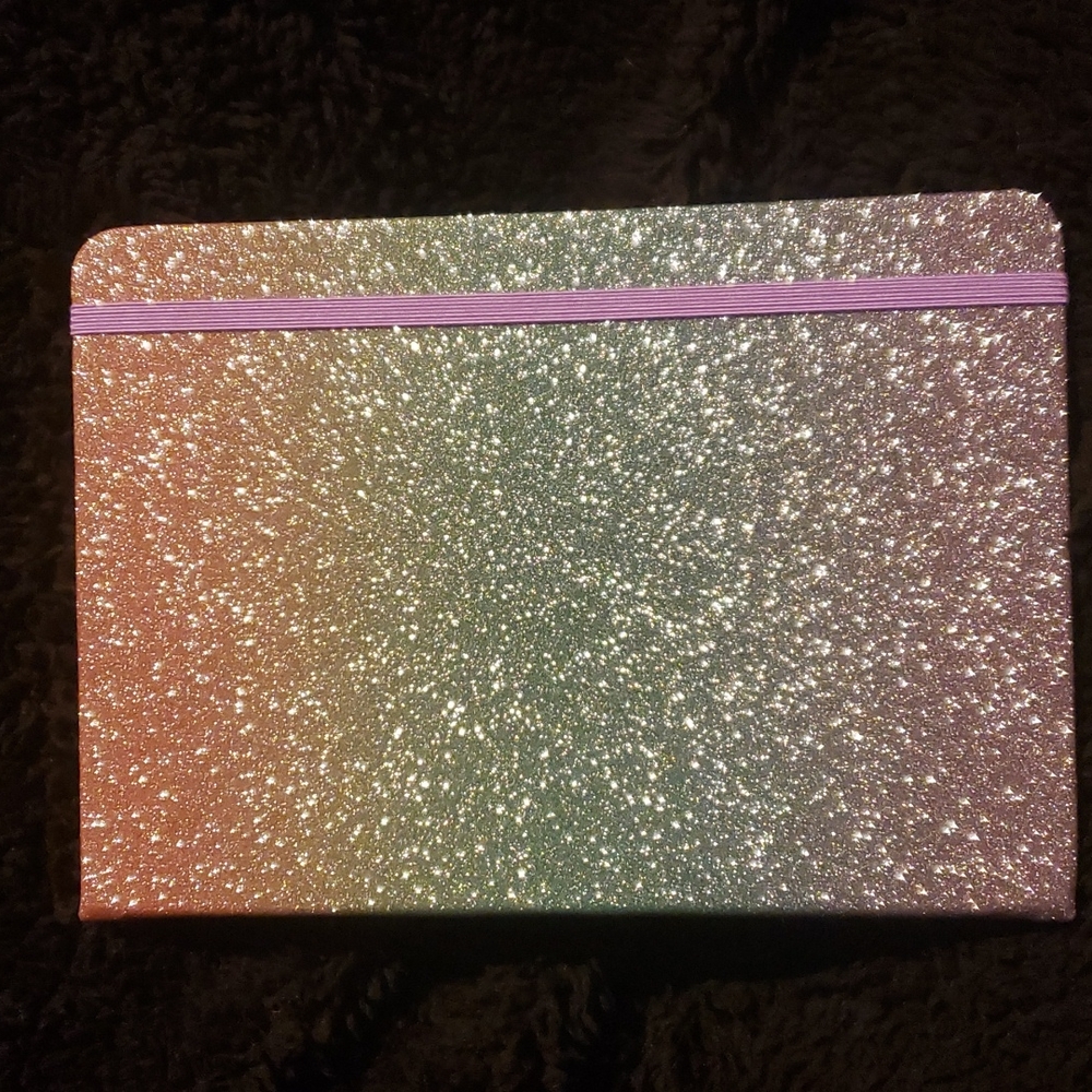 Extremely glittery journal ✨🪩🌈